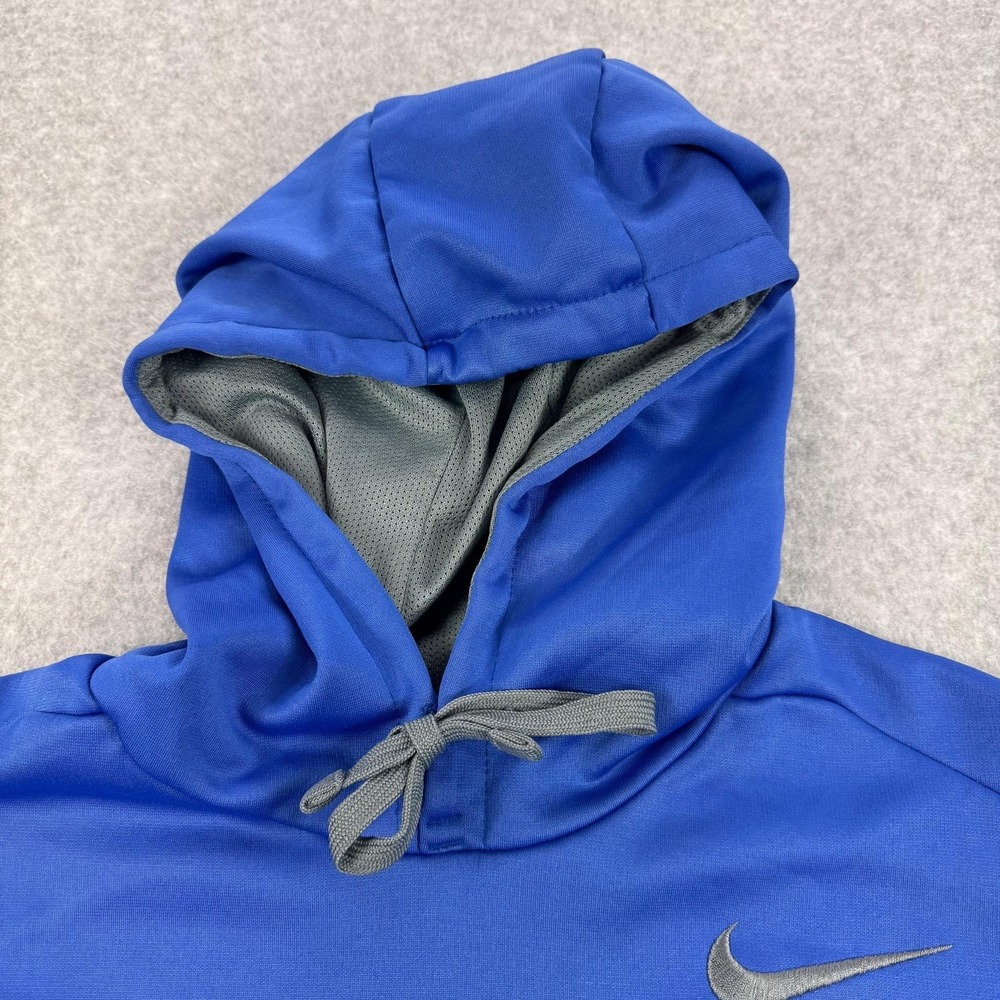 Nike Therma Fit Hoodie Mens Large Blue NXR XC 2015 Pullover Running 650733-480 - Picture 3 of 13
